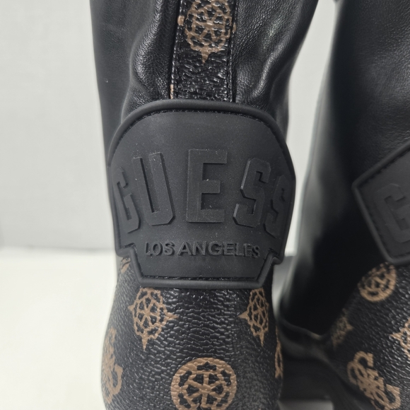 *NEW* Guess Xeno FL7XNOFAL10 Black Chunky Heeled Combat Boots Size EU 36 US 5.5 - Picture 12 of 12